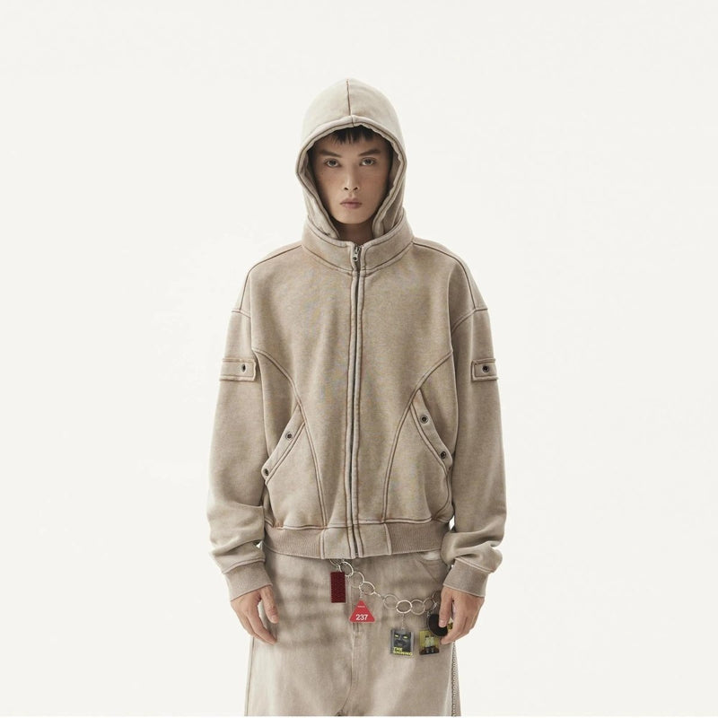 "Sand Storm" Velvet Silhouette Cardigan Jacket - Dekayed