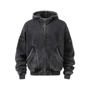 "Sand Storm" Velvet Silhouette Cardigan Jacket - Dekayed