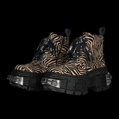 Savage Leopard Print Boots - Dekayed