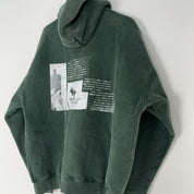 Shadow Print Zip Hoodie – Noir Vision Edition - Dekayed