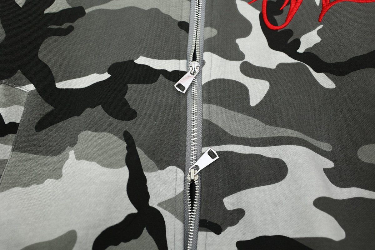 Shadow Script Camo Hoodie - Dekayed