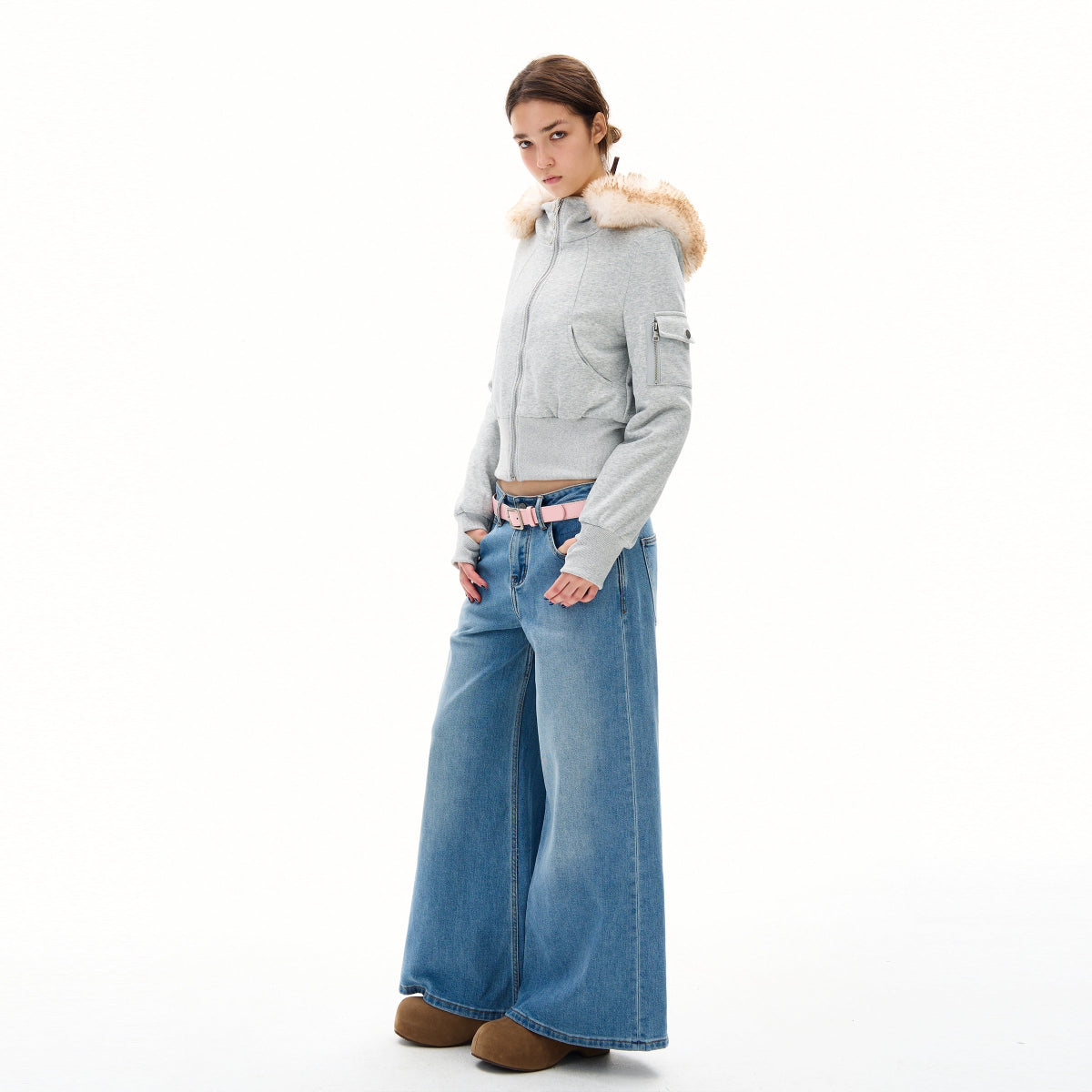 Short Jacket with Fuzzy Lining - Dekayed