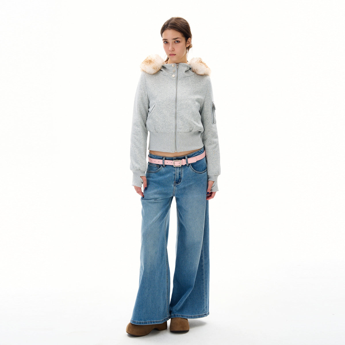 Short Jacket with Fuzzy Lining - Dekayed