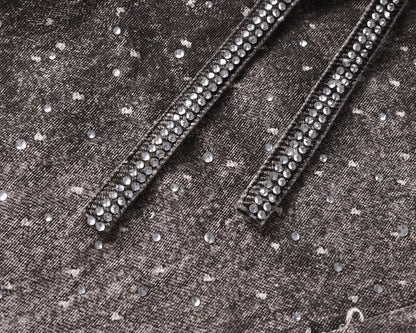 Skeleton Diamond Denim Jeans - Dekayed