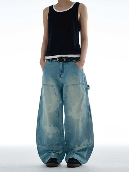 Skybound Baggy Denim Jeans - Dekayed