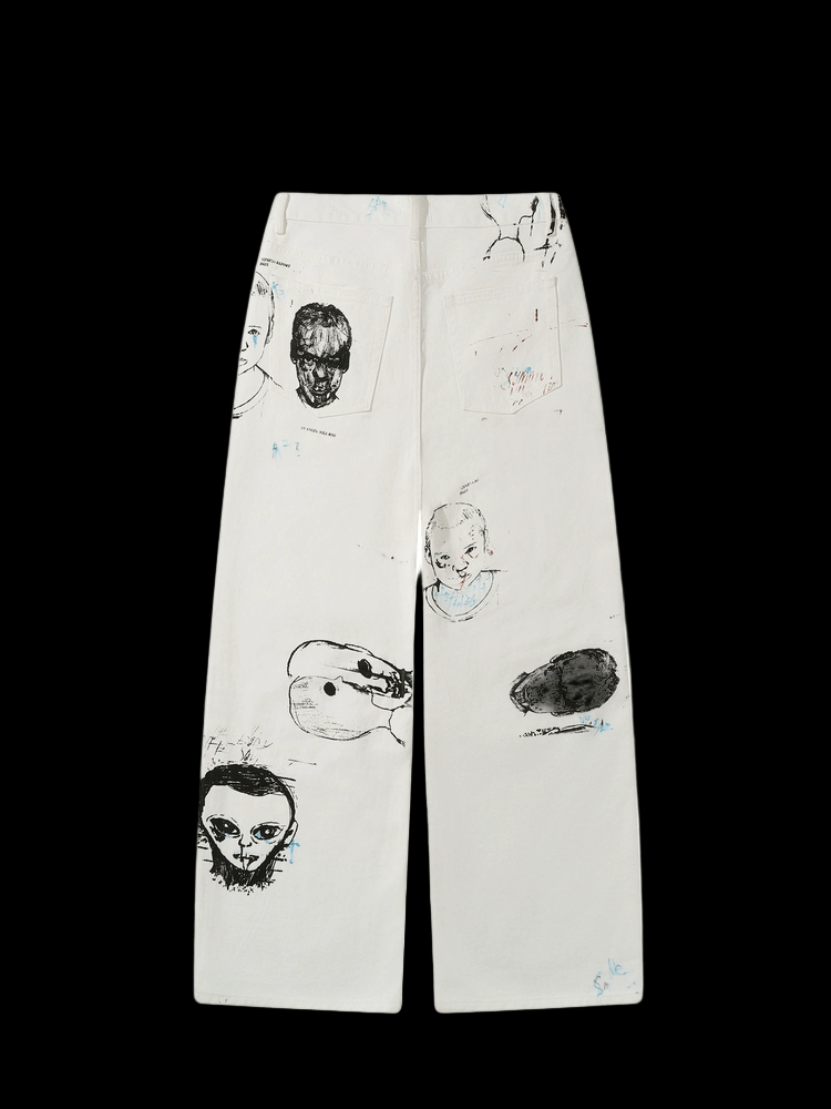 SMILEANDSAD GhostSketch Denim - Dekayed