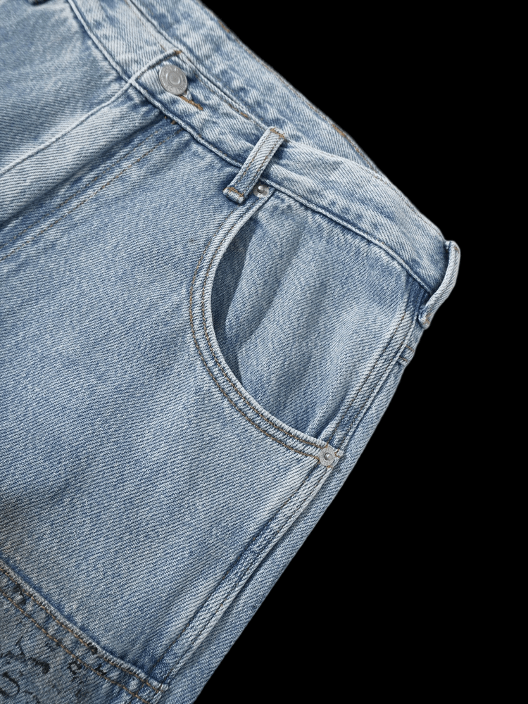 SMILEANDSAD Patchwork Denim - Dekayed