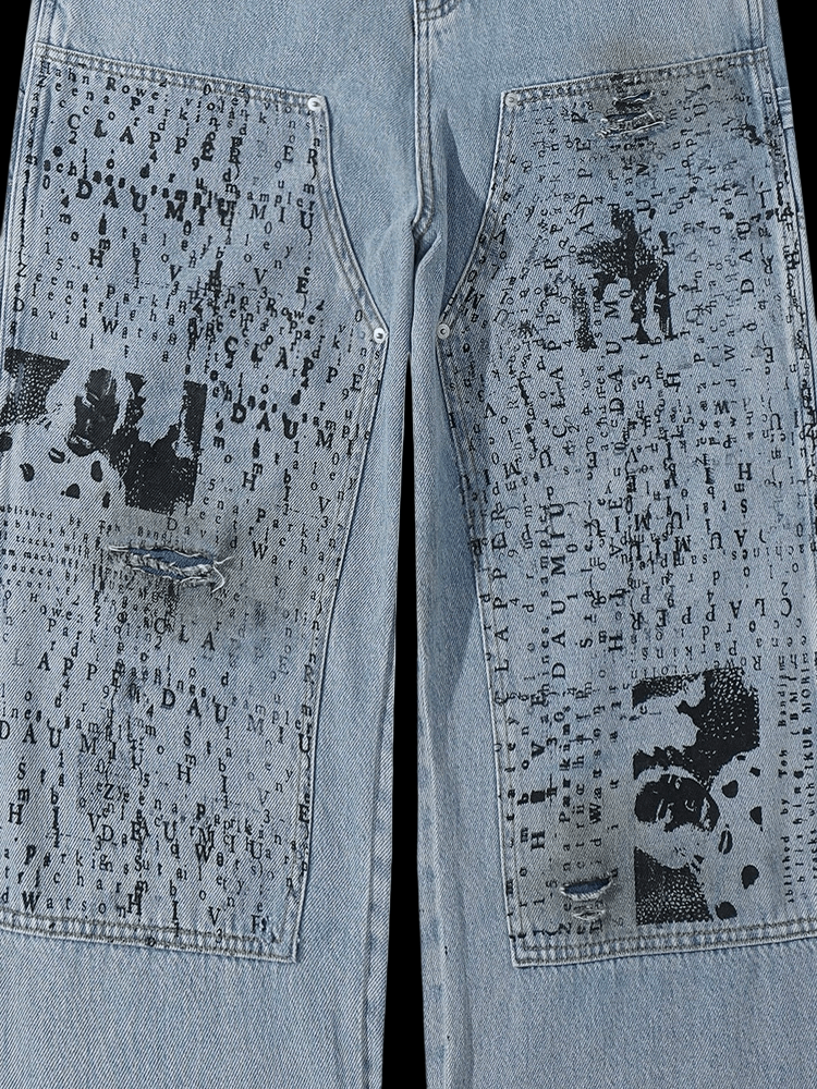 SMILEANDSAD Patchwork Denim - Dekayed