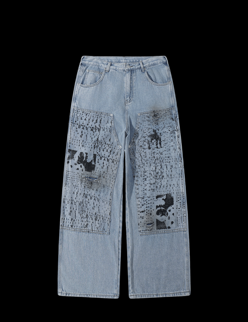 SMILEANDSAD Patchwork Denim - Dekayed