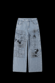 SMILEANDSAD Patchwork Denim - Dekayed