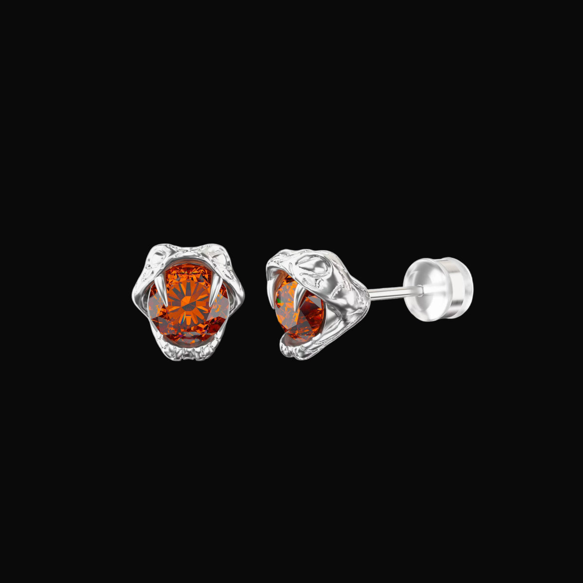 Snake Head and Snake Bite Earrings - Dekayed