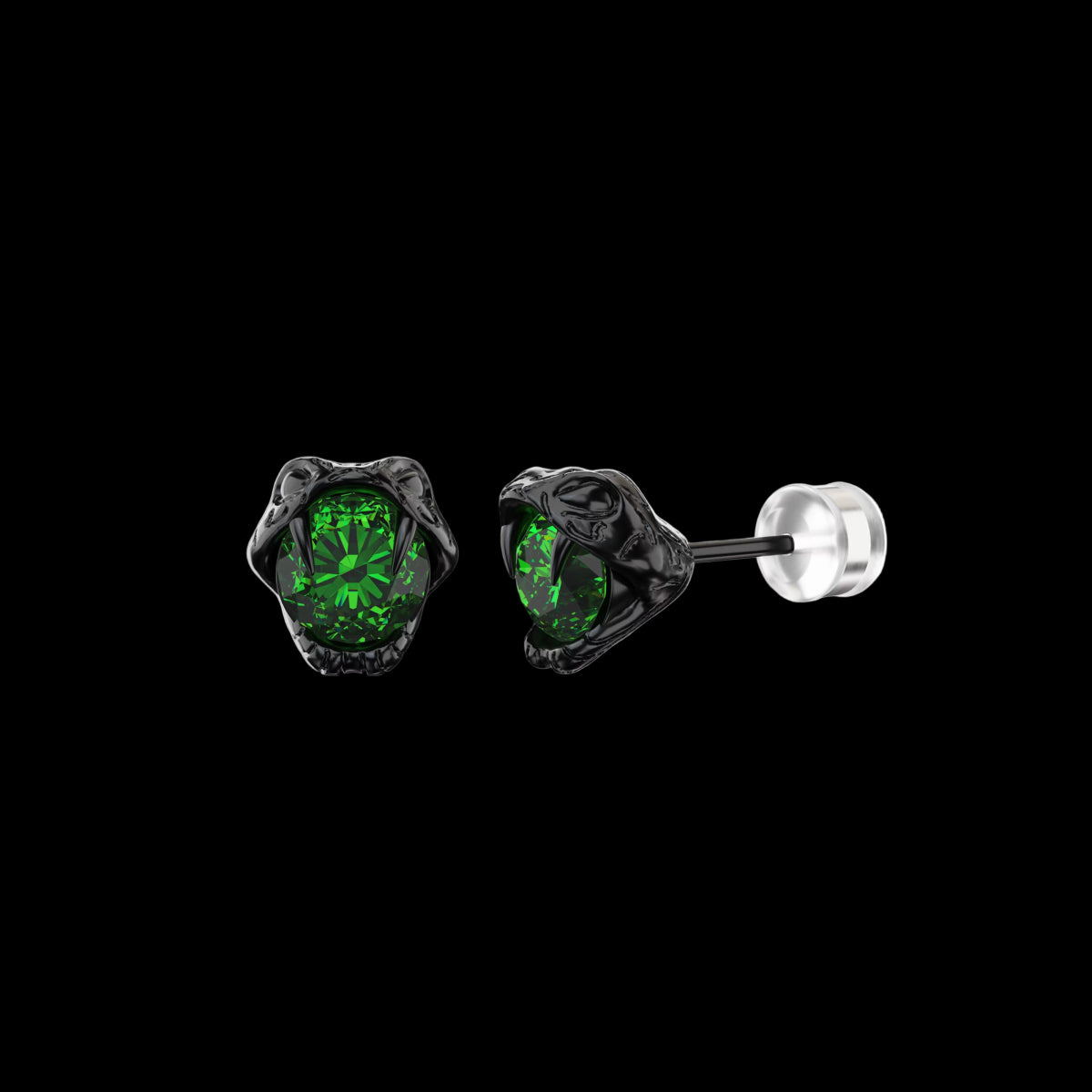 Snake Head and Snake Bite Earrings - Dekayed
