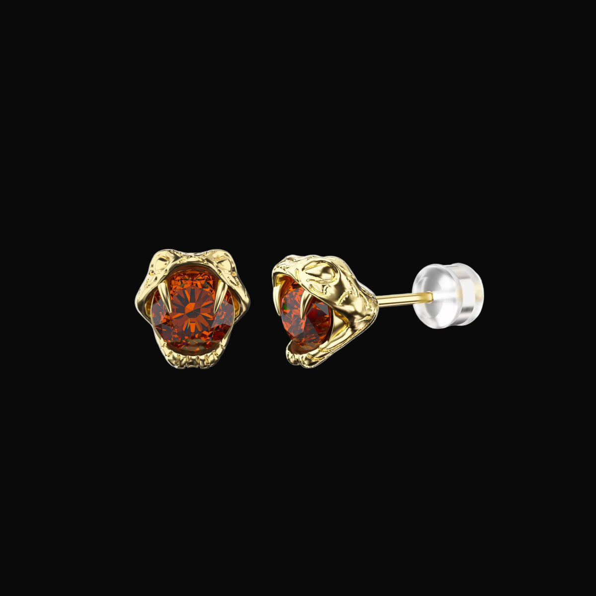 Snake Head and Snake Bite Earrings - Dekayed