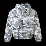 Snow Camouflage Patchwork Fur Tracksuit - Dekayed