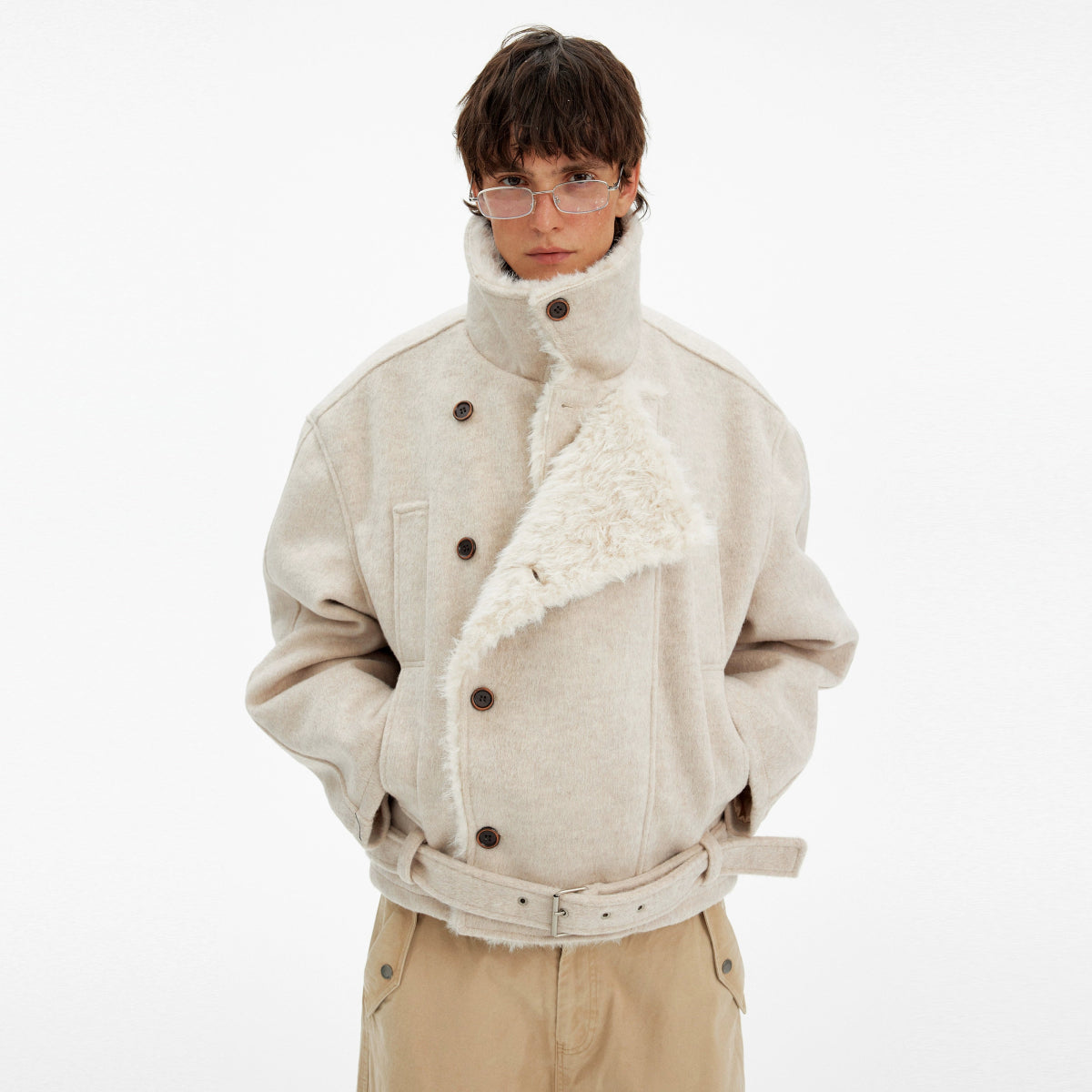 Snow Goat Double - Breasted Jacket - Dekayed