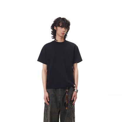 Splicing Thread Short Sleeve Shirt - Dekayed