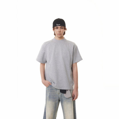 Splicing Thread Short Sleeve Shirt - Dekayed