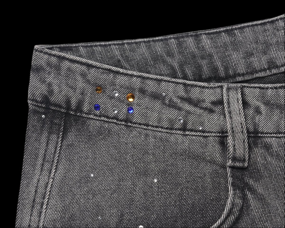 Stardust Fade Denim Jorts - Dekayed