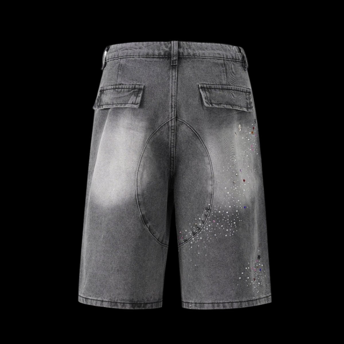 Stardust Fade Denim Jorts - Dekayed