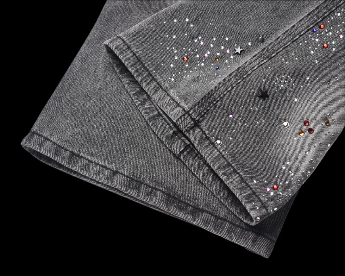 Stardust Fade Denim Jorts - Dekayed