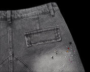 Stardust Fade Denim Jorts - Dekayed