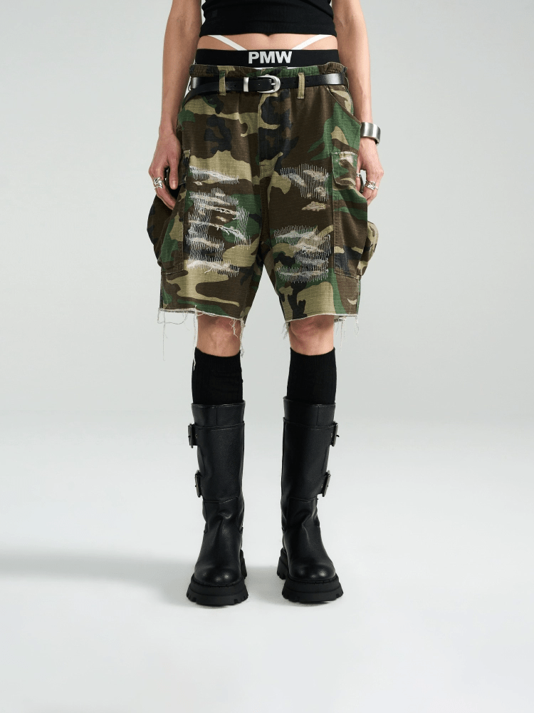 StitchRaid Cargo Shorts - Dekayed