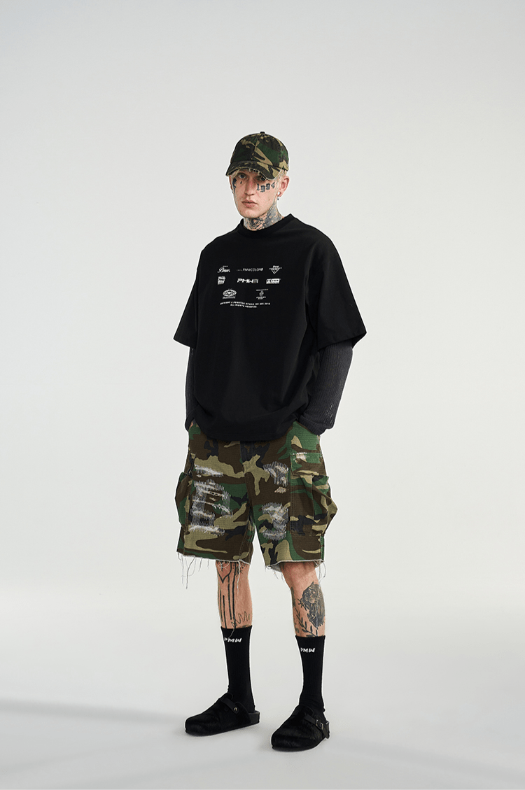 StitchRaid Cargo Shorts - Dekayed