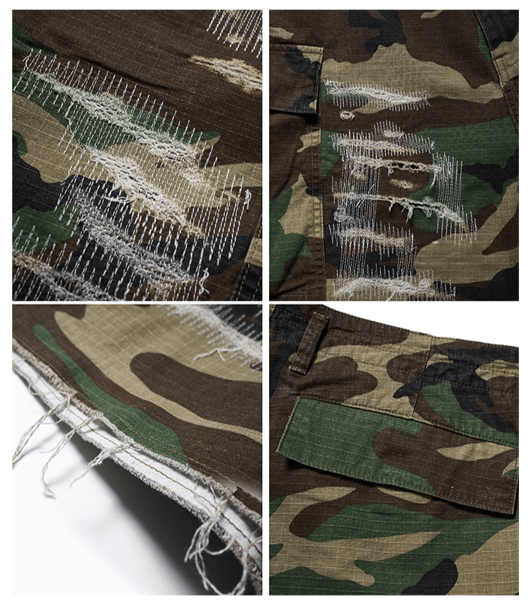 StitchRaid Cargo Shorts - Dekayed