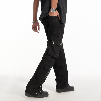 STK Rivet Construction Studded Jeans - Dekayed