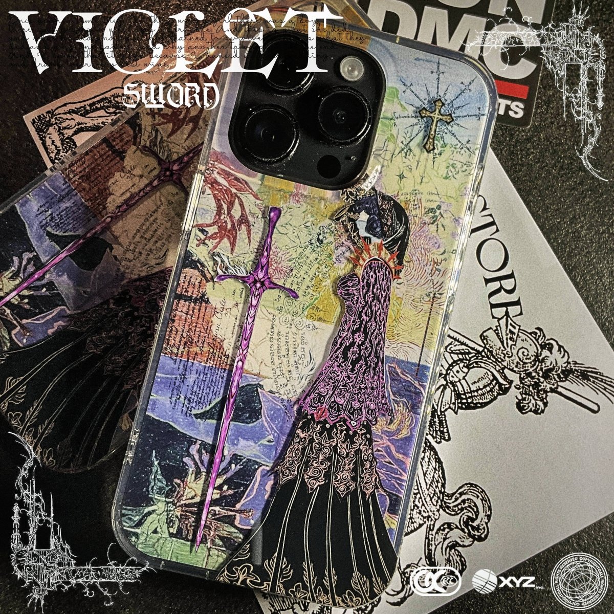 "Story Of Violet " third generation Spliced Phone Case - Dekayed