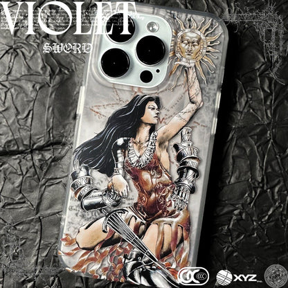 "Sun Goddess" Spliced Phone Case - Dekayed