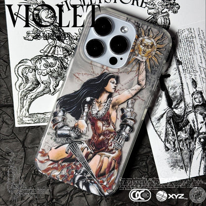 "Sun Goddess" Spliced Phone Case - Dekayed