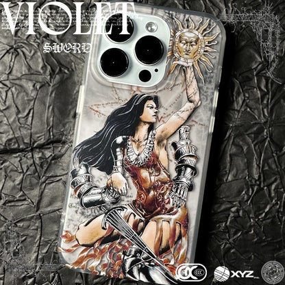 "Sun Goddess" Spliced Phone Case - Dekayed