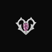 Thorn Hollow Heart Earrings - Dekayed