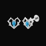 Thorn Hollow Heart Earrings - Dekayed