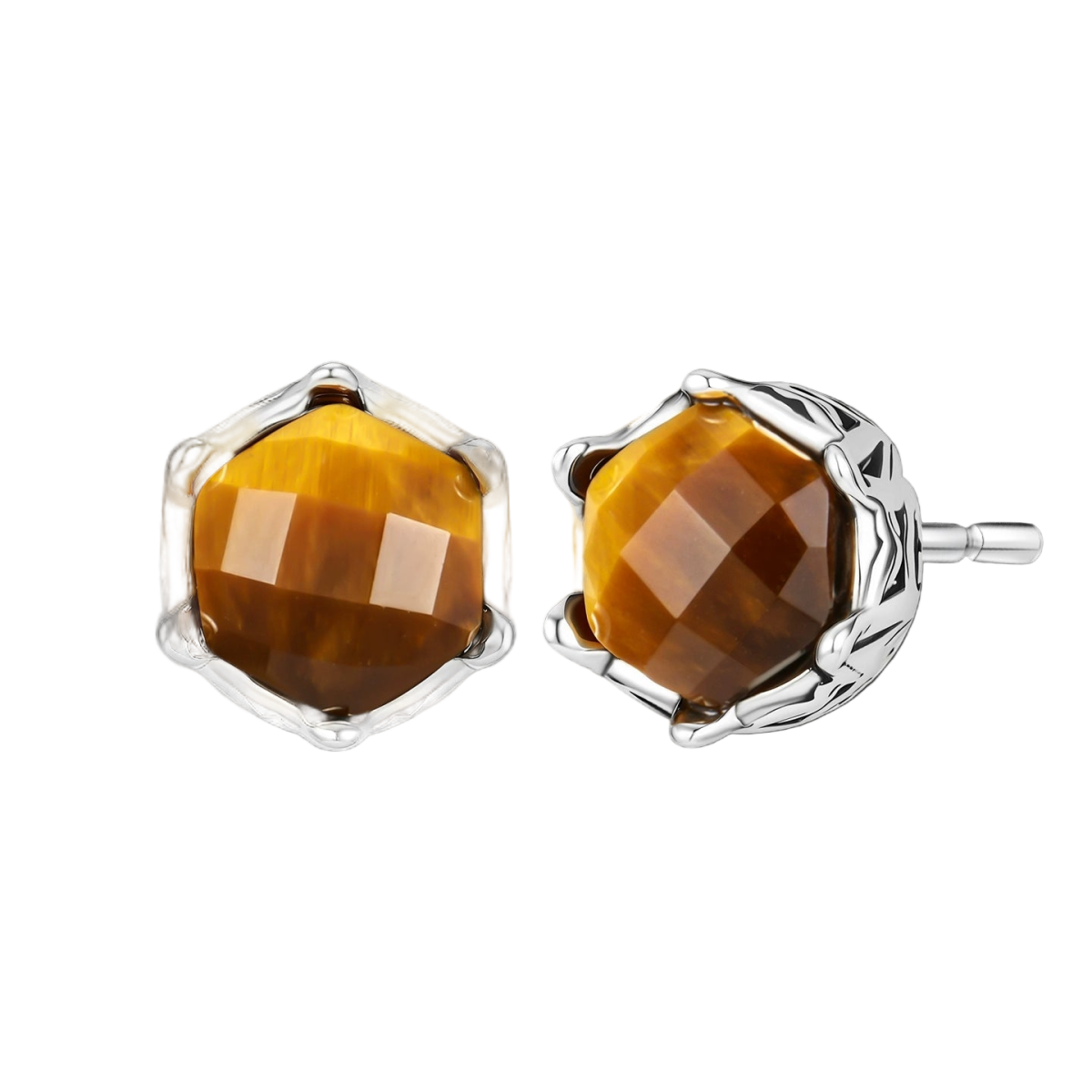 Tiger Eye Earrings - Dekayed
