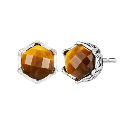 Tiger Eye Earrings - Dekayed
