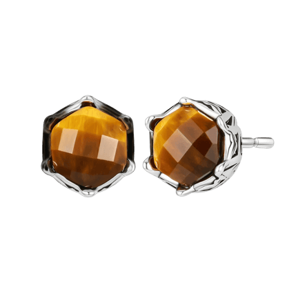 Tiger Eye Earrings - Dekayed
