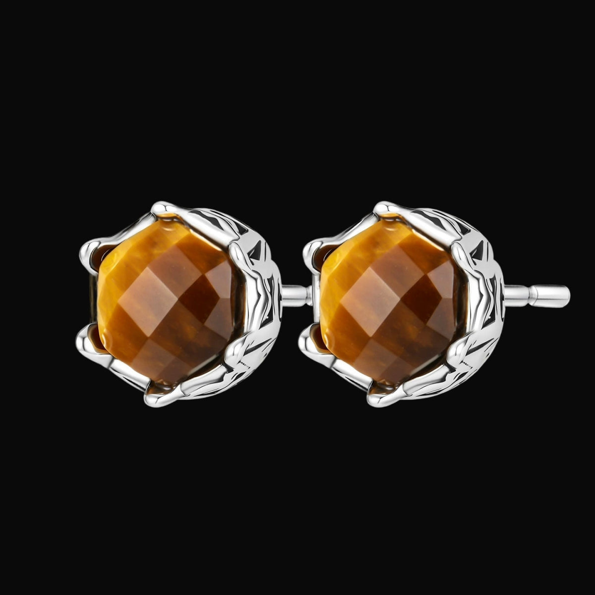 Tiger Eye Earrings - Dekayed