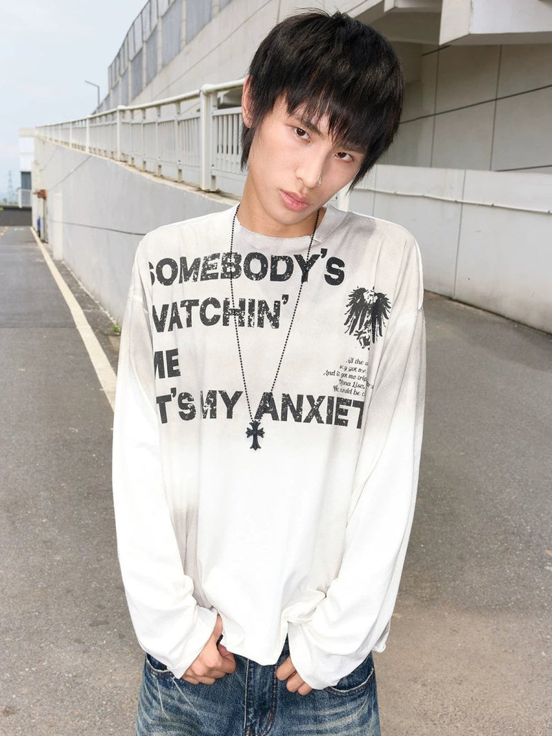 Toxic Anxiety Long Sleeve Tee - Dekayed