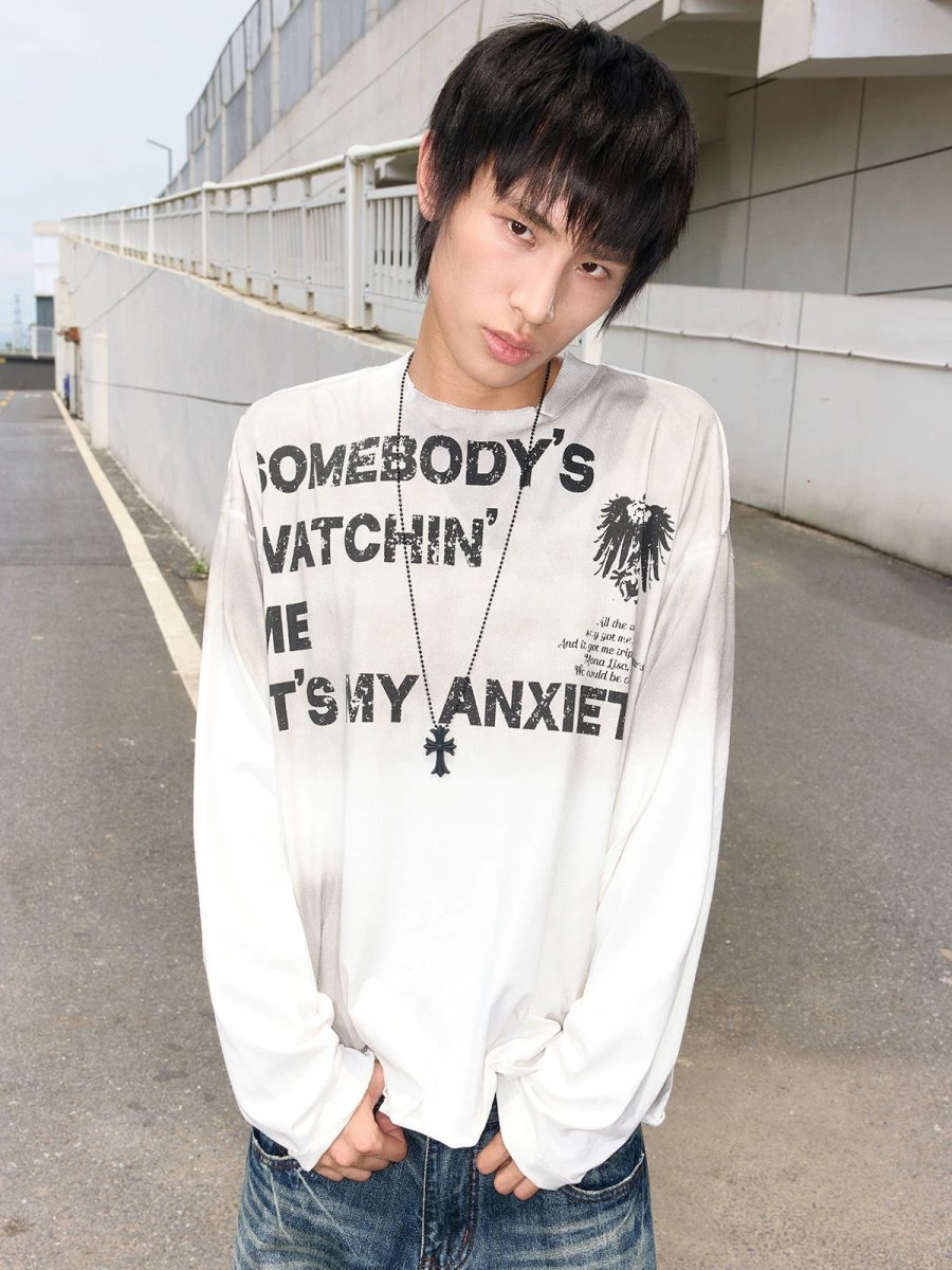 Toxic Anxiety Long Sleeve Tee - Dekayed
