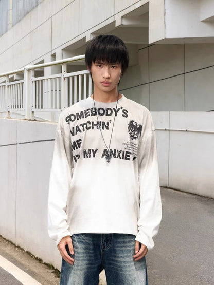 Toxic Anxiety Long Sleeve Tee - Dekayed