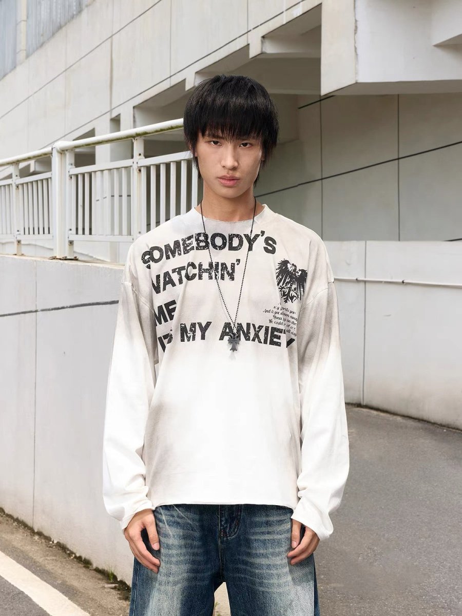 Toxic Anxiety Long Sleeve Tee - Dekayed