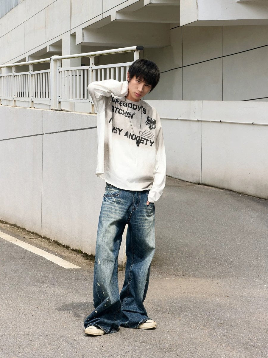 Toxic Anxiety Long Sleeve Tee - Dekayed