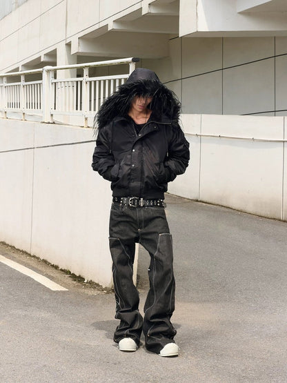 Toxic Baggy Embroidered Jeans - Dekayed