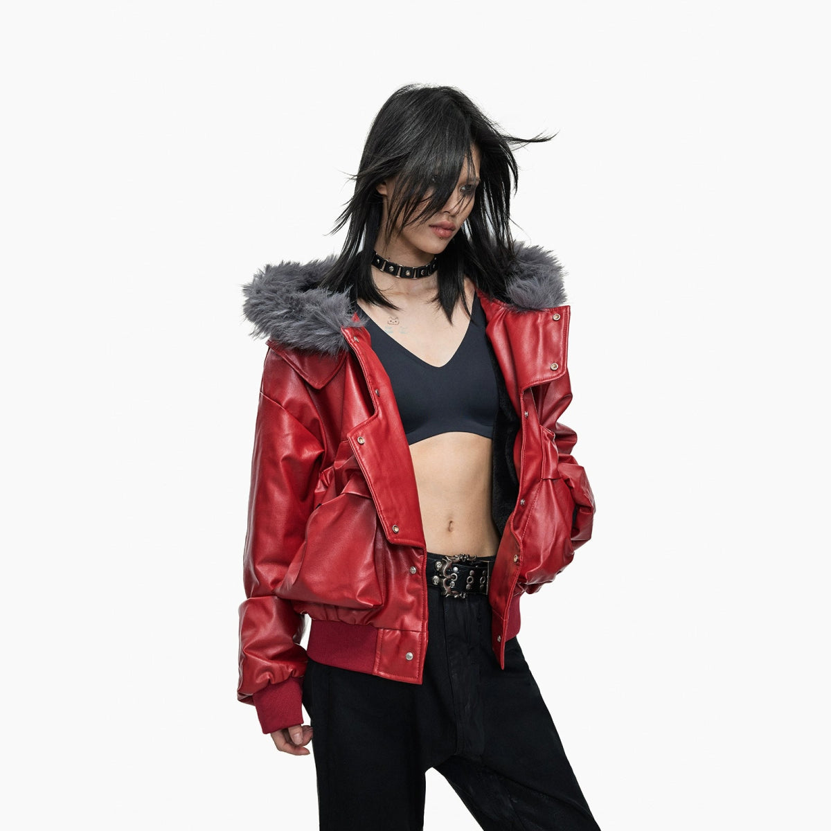 Toxic Blood Leather Jacket - Dekayed