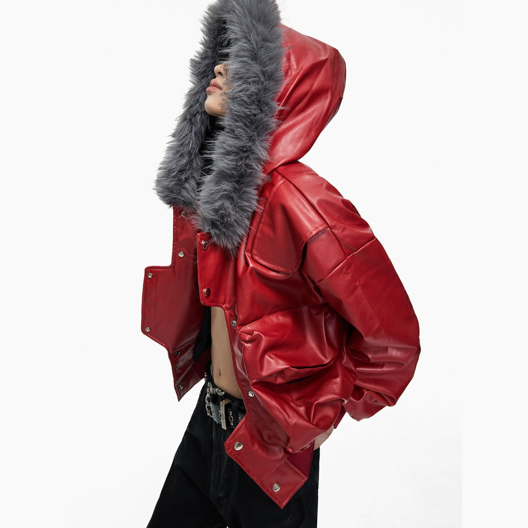 Toxic Blood Leather Jacket - Dekayed