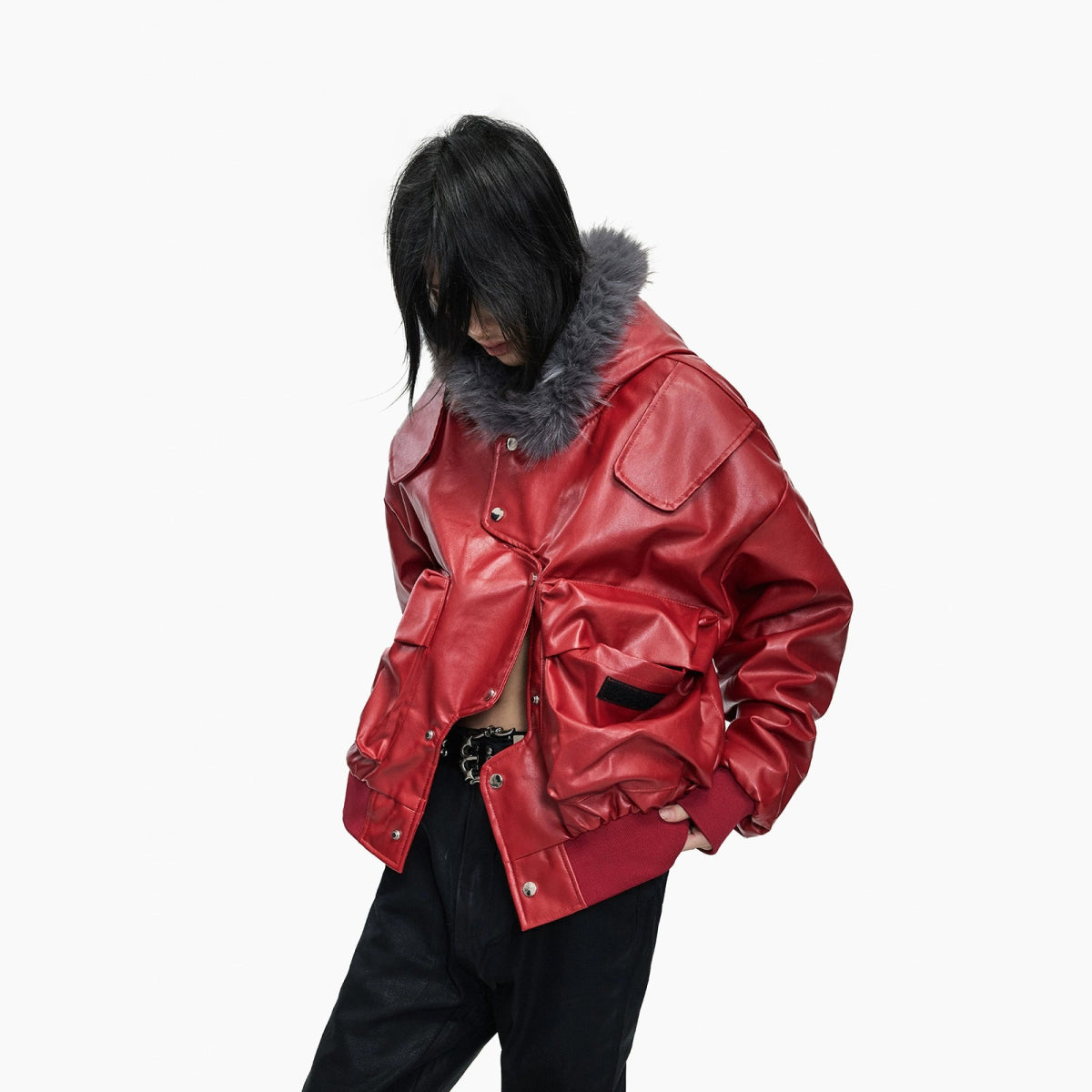 Toxic Blood Leather Jacket - Dekayed