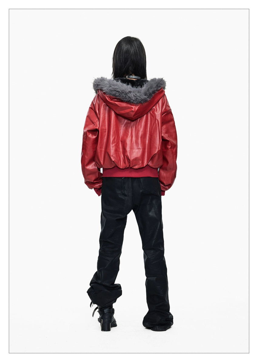 Toxic Blood Leather Jacket - Dekayed