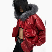 Toxic Blood Leather Jacket - Dekayed